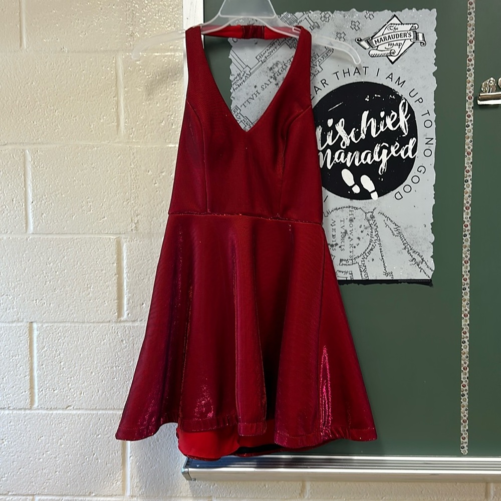 Red dress